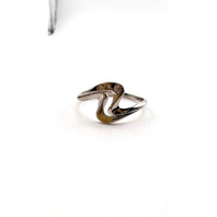 Серебряное кольцо Тристан (родиевое покрытие)