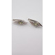 Серебряные серьги Тильда с цветными фианитами